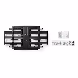Nedis TVWM6551BK monitor mount / stand 2.03 m (80") Wall Black - Additional view 8