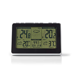 Nedis WEST400BK digital weather station Black, Silver