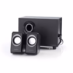 Nedis CSPR10021BK speaker set 16 W PC Black 2.1 channels - Additional view 4