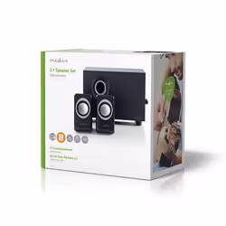 Nedis CSPR10021BK speaker set 16 W PC Black 2.1 channels - Additional view 5
