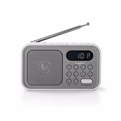 Nedis RDFM2200WT radio Grey, White