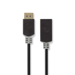 Nedis CCBP37150AT02 video cable adapter 0.2 m DisplayPort HDMI Anthracite