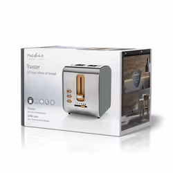 Nedis KABT510EGY toaster 6 2 slice(s) 900 W Grey - Additional view 5