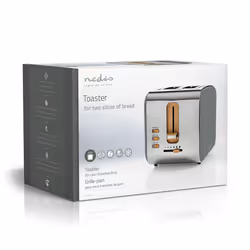 Nedis KABT510EGY toaster 6 2 slice(s) 900 W Grey - Additional view 6