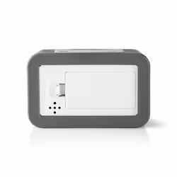 Nedis CLDK003GY alarm clock Digital alarm clock Grey, White