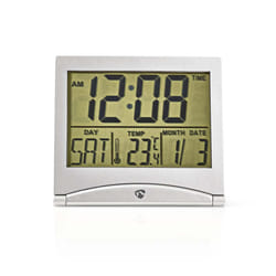 Nedis CLDK002SR alarm clock Digital alarm clock Silver