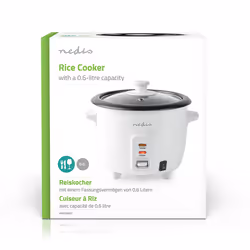 Nedis KARC06WT rice cooker 0.6 L 300 W White - Additional view 7