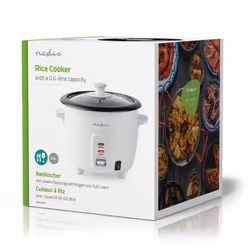 Nedis KARC06WT rice cooker 0.6 L 300 W White - Additional view 8