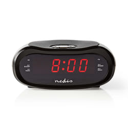 Nedis CLAR001BK alarm clock Digital alarm clock Black