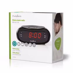 Nedis CLAR001BK alarm clock Digital alarm clock Black - Additional view 7