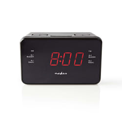 Nedis CLAR002BK alarm clock Digital alarm clock Black