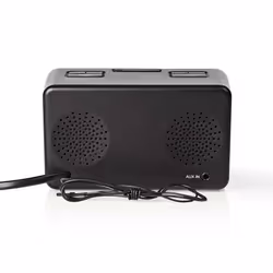 Nedis CLAR002BK alarm clock Digital alarm clock Black
