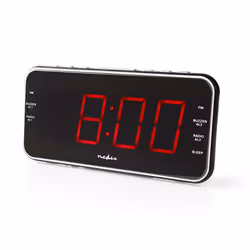 Nedis CLAR004BK alarm clock Digital alarm clock Black - Additional view 7