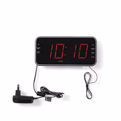 Nedis CLAR004BK alarm clock Digital alarm clock Black - Additional view 8