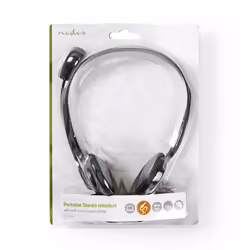 Nedis CHST100BK headphones/headset Black - Additional view 6