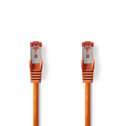Nedis CCGP85221OG015 networking cable Orange 0.15 m Cat6 S/FTP (S-STP)