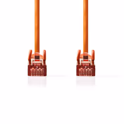 Nedis CCGP85221OG015 networking cable Orange 0.15 m Cat6 S/FTP (S-STP)