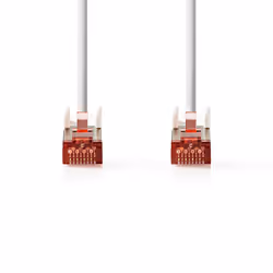 Nedis CCGP85221WT10, 1 m, Cat6, S/FTP (S-STP), RJ-45, RJ-45, White