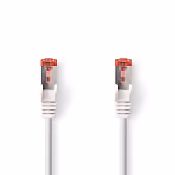 Nedis CCGP85221WT10 networking cable White 1 m Cat6 S/FTP (S-STP)