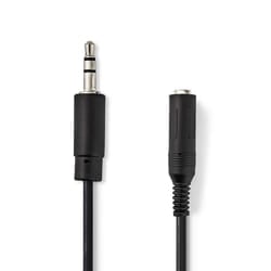 Nedis CAGP22550BK02 audio cable 0.2 m 3.5mm 6.35mm Black