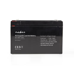 Nedis BALA100006V UPS battery Sealed Lead Acid (VRLA) 6 V 10000 Ah