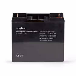 Nedis BALA1700012V, Rechargeable battery, Sealed Lead Acid (VRLA), 12 V, 1 pc(s), 7000 mAh, Black