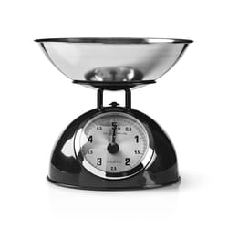 Nedis KASC110BK kitchen scale Black, Stainless steel Countertop Mechanical kitchen scale