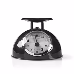 Nedis KASC110BK kitchen scale Black, Stainless steel Countertop Mechanical kitchen scale