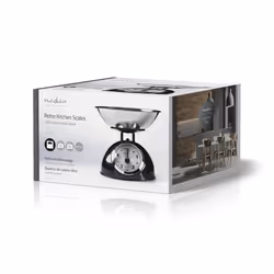 Nedis KASC110BK kitchen scale Black, Stainless steel Countertop Mechanical kitchen scale - Additional view 4