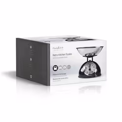 Nedis KASC110BK kitchen scale Black, Stainless steel Countertop Mechanical kitchen scale - Additional view 5