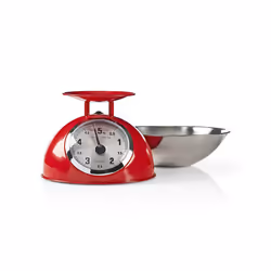 Nedis KASC110RD kitchen scale Red, Stainless steel Countertop Mechanical kitchen scale - Additional view 6