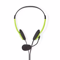 Nedis CHST100GN, Wired, Education, 20 - 20000 Hz, 78 g, Headset, Green