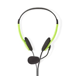 Nedis CHST100GN headphones/headset Wired Head-band Education Green