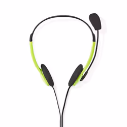 Nedis CHST100GN headphones/headset Wired Head-band Education Green