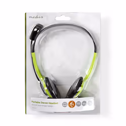 Nedis CHST100GN headphones/headset Wired Head-band Education Green - Additional view 6