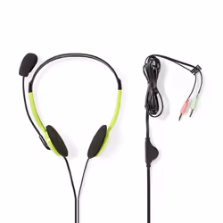 Nedis CHST100GN headphones/headset Wired Head-band Education Green - Additional view 7
