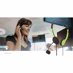 Nedis CHST100GN headphones/headset Wired Head-band Education Green - Additional view 8