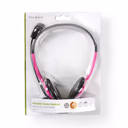 Nedis CHST100PK headphones/headset Wired Head-band Education Pink - Additional view 6