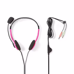 Nedis CHST100PK headphones/headset Wired Head-band Education Pink - Additional view 7