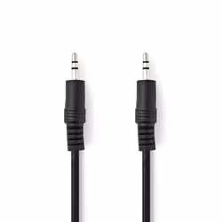 Nedis CAGB22000BK100, 3.5mm, Male, 3.5mm, Male, 10 m, Black