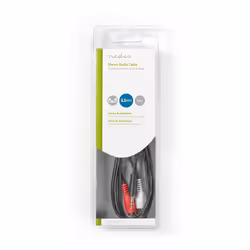 Nedis CAGB22200BK10 audio cable 1 m 3.5mm 2 x RCA Anthracite - Additional view 3