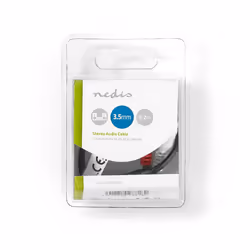 Nedis CAGB22250BK02 audio cable 0.2 m 3.5mm 2 x RCA Black