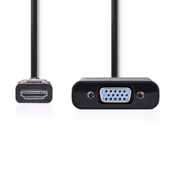 Nedis CCGB34900BK02 video cable adapter 0.2 m HDMI Type A (Standard) VGA (D-Sub) + 3.5mm Black - Additional view 3