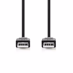 Nedis CCGB60000BK20 USB cable USB 2.0 2 m USB A Black - Additional view 2