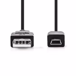 Nedis CCGB60300BK20 USB cable USB 2.0 2 m USB A Black - Additional view 2
