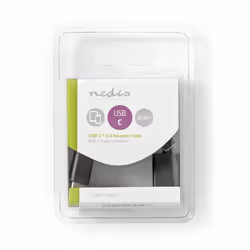 Nedis CCGB61710BK02 USB cable USB 3.2 Gen 1 (3.1 Gen 1) 0.15 m USB C USB A Black - Additional view 3