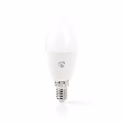 Nedis WIFILC10WTE14, 4.5 W, 35 W, E14, 350 lm, 25000 h, Multi, Warm white, White