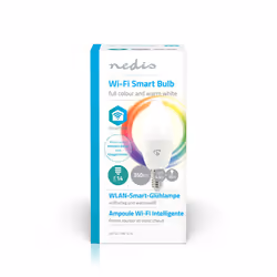 Nedis WIFILC10WTE14 energy-saving lamp Multi, Warm white, White 2700 K 4.5 W E14