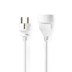 Nedis PEXC110EWT power cable White 10 m