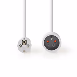 Nedis PEXC110EWT power cable White 10 m